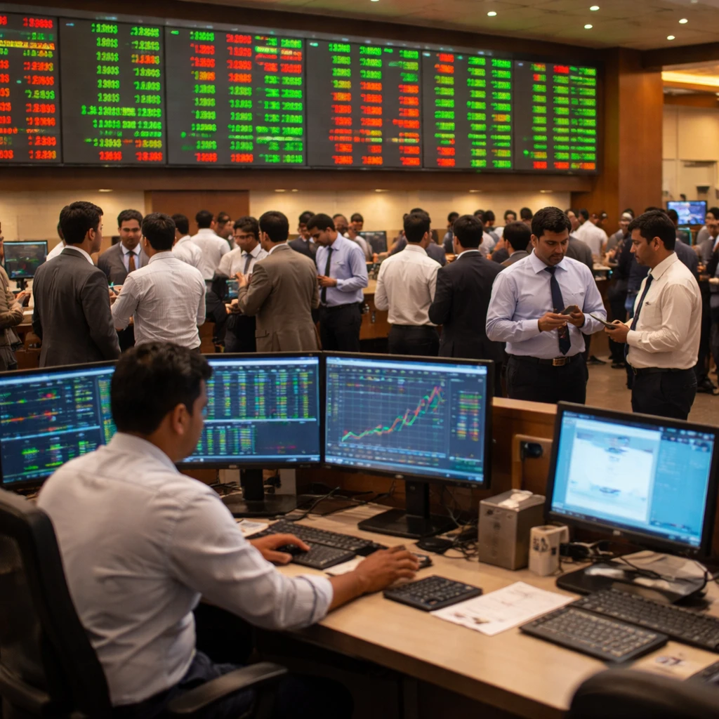 Indian benchmarks close marginally higher as capital goods, PSUs and banks lead gains