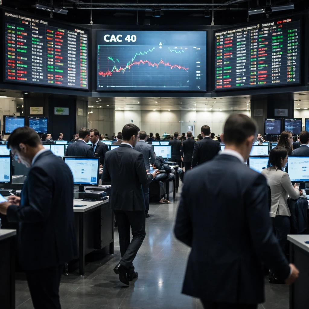 Paris Stocks Slip; CAC 40 Ends Lower as Basic Materials, Utilities and Consumer Services Weigh