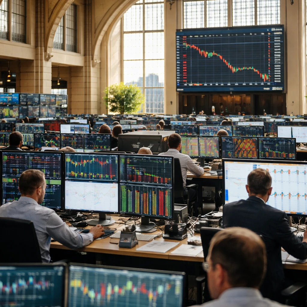 AEX Edges Lower as Materials, Energy and Real Estate Stocks Weigh on Market