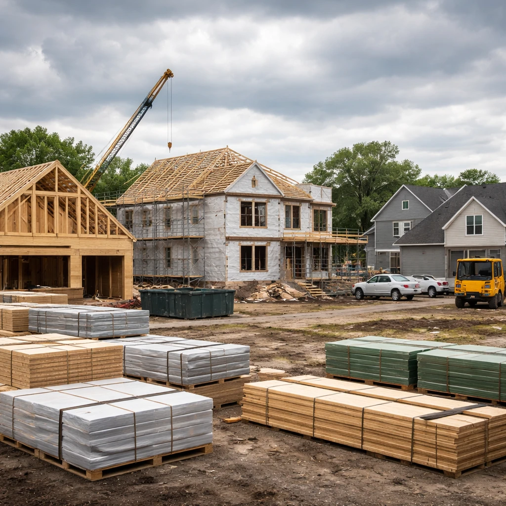 U.S. Single-Family Homebuilding Slips to Eight-Month Low in May