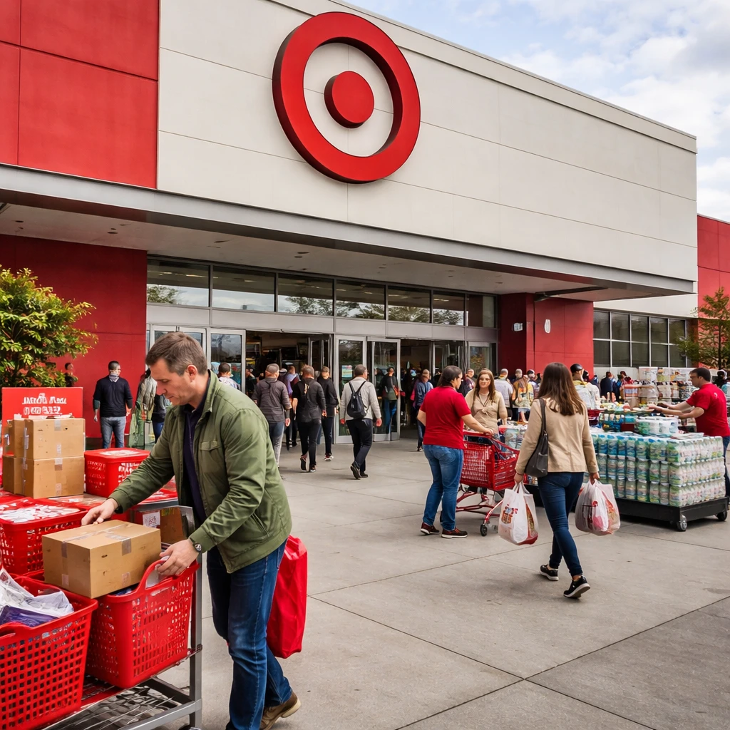 Target Shares Drop Despite Upgraded Sales Outlook and Tariff Windfall
