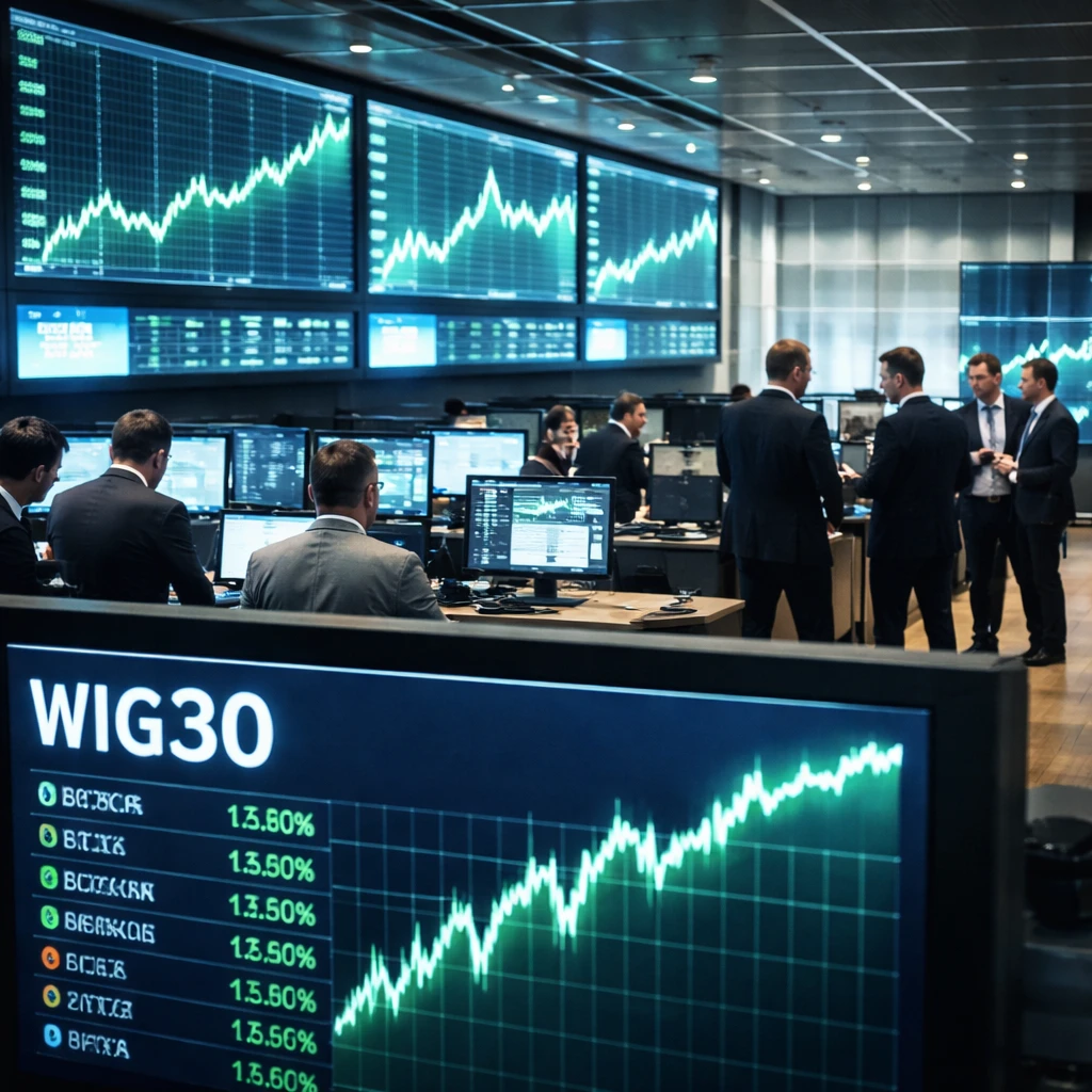 Warsaw equities climb as WIG30 posts 2.22% gain to record high