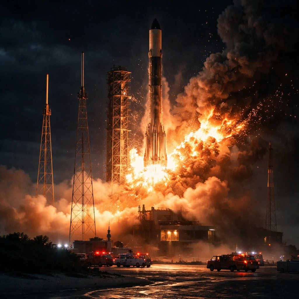 AST SpaceMobile Shares Drop After Blue Origin New Glenn Test Explosion