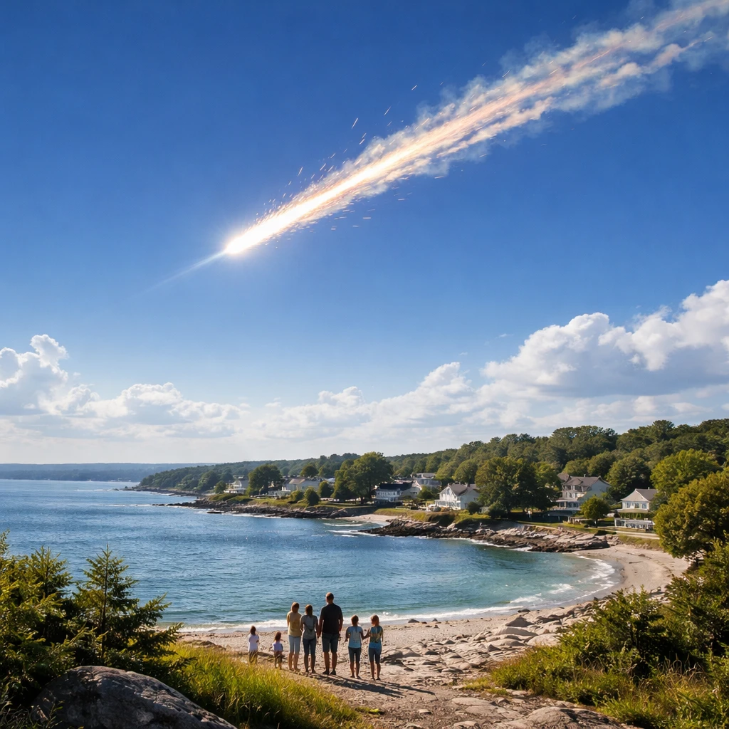 Meteor Breakup over New England Produced Loud Boom, NASA Says