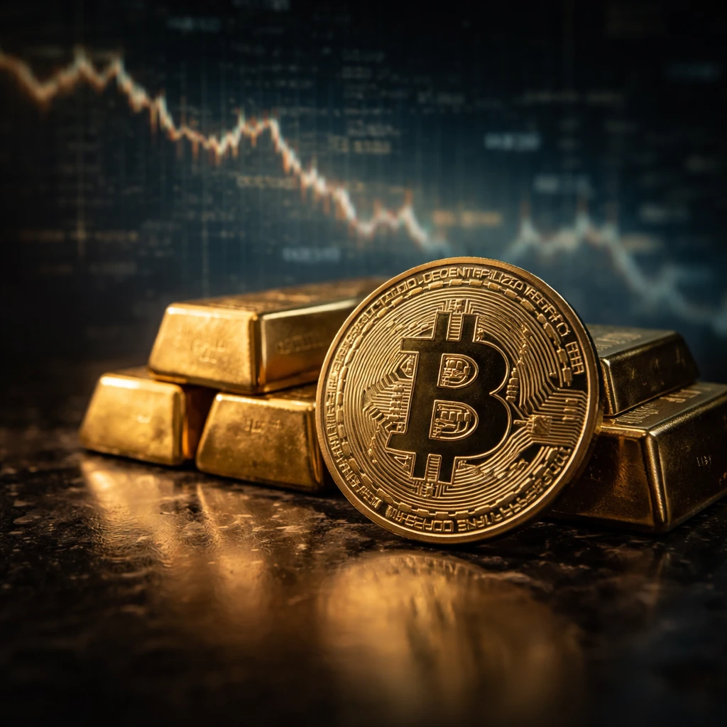 Bitcoin Retreat Tests 'Digital Gold' Thesis as Correlations Shift