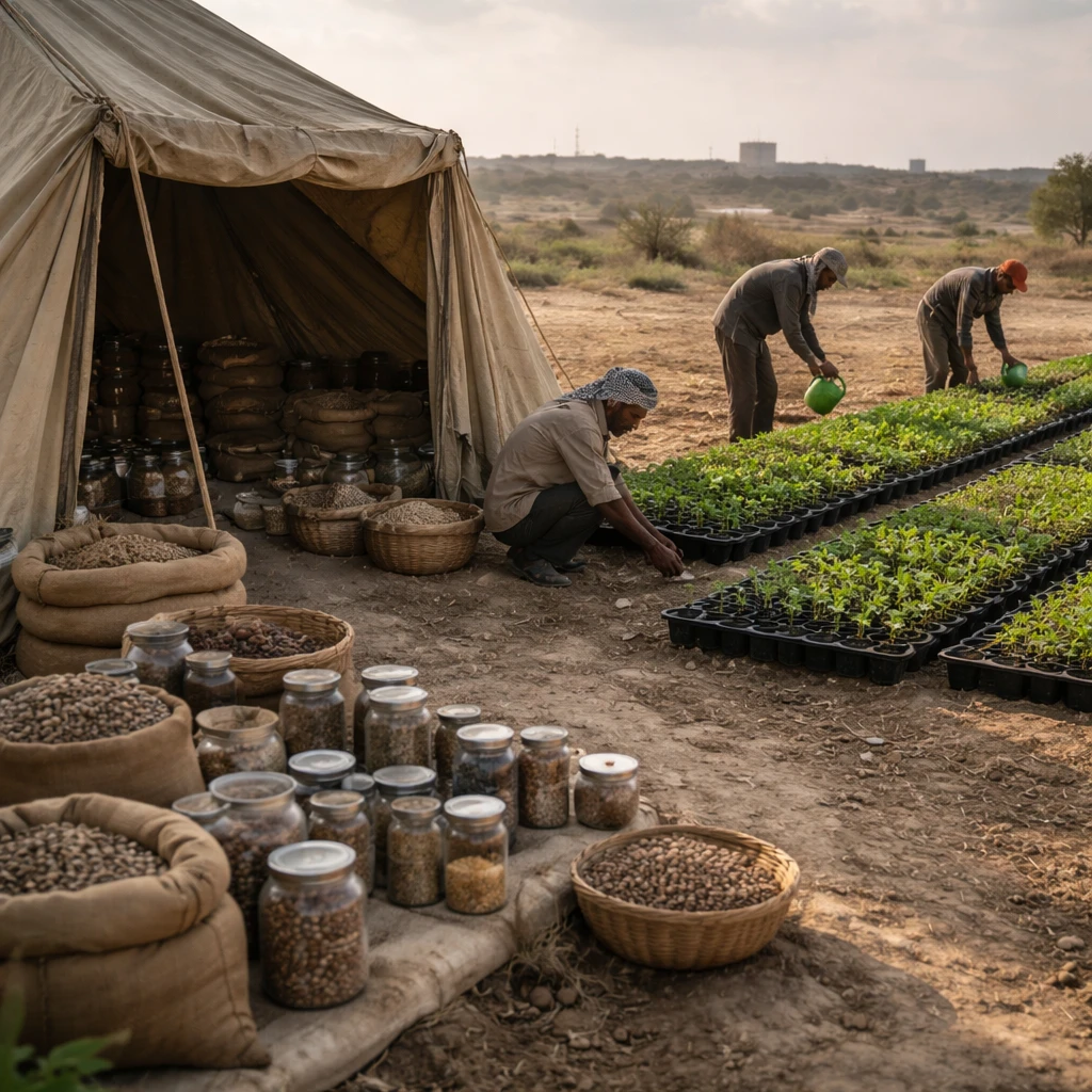 Gaza Farmers Rebuild Seed Bank to Protect Native Crops and Cultivate Scarce Land