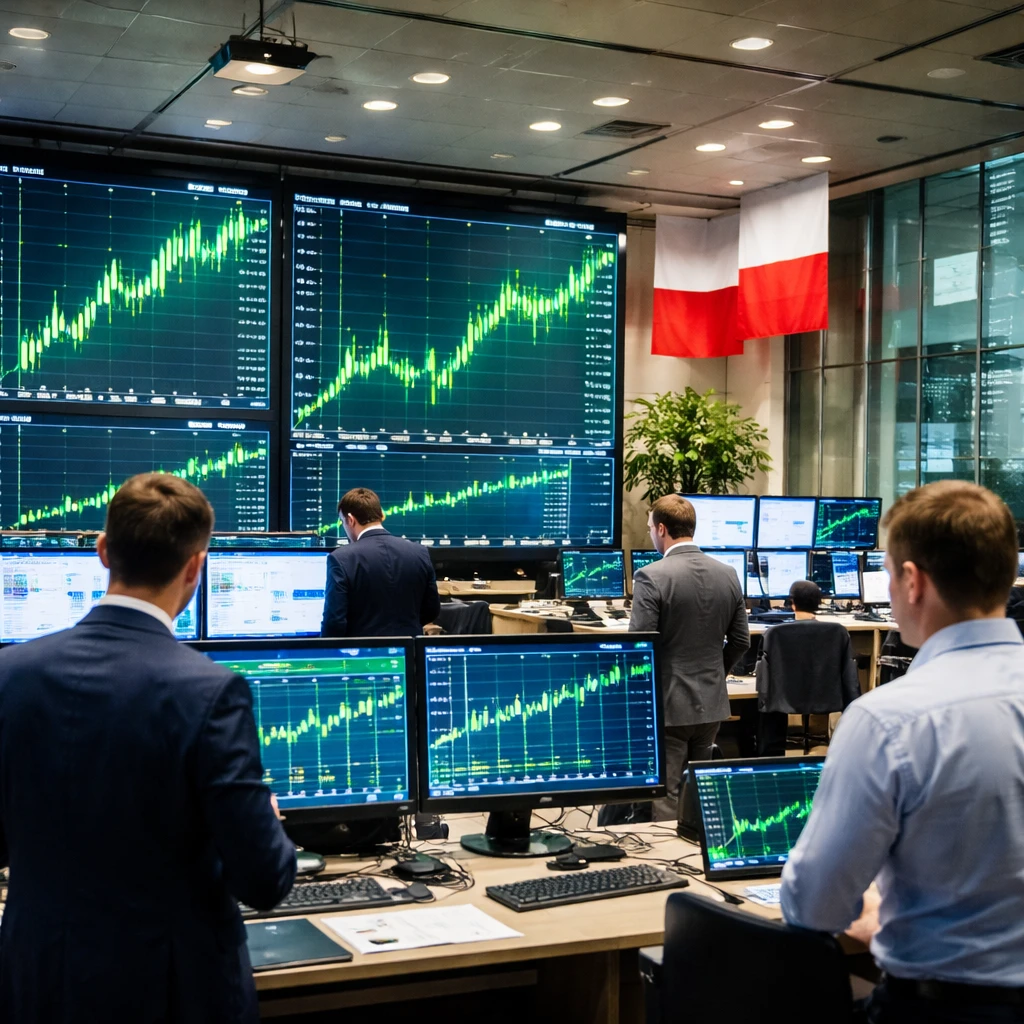 Polish blue-chips climb as WIG30 posts fresh record close