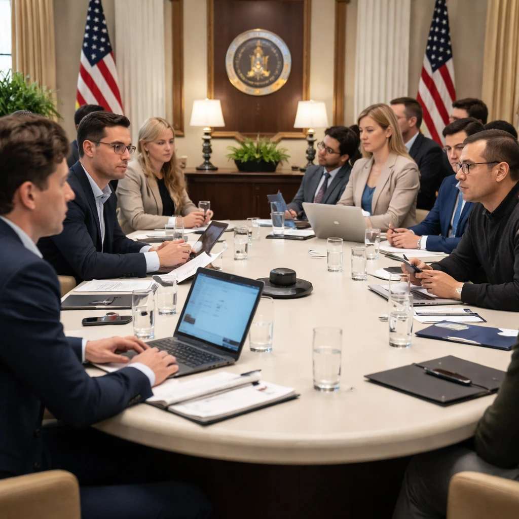 White House Hosts AI Lab Staff to Review Voluntary Oversight Framework