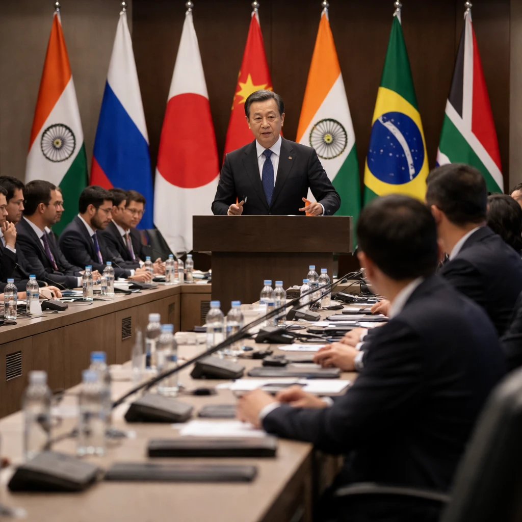 Wang Yi Urges BRICS to Coordinate on Ebola, AI and Strategic Minerals