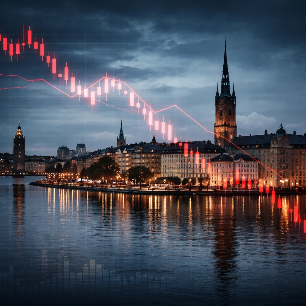 Stockholm bourse slips as Industrials, Basic Materials and Financials weigh on market