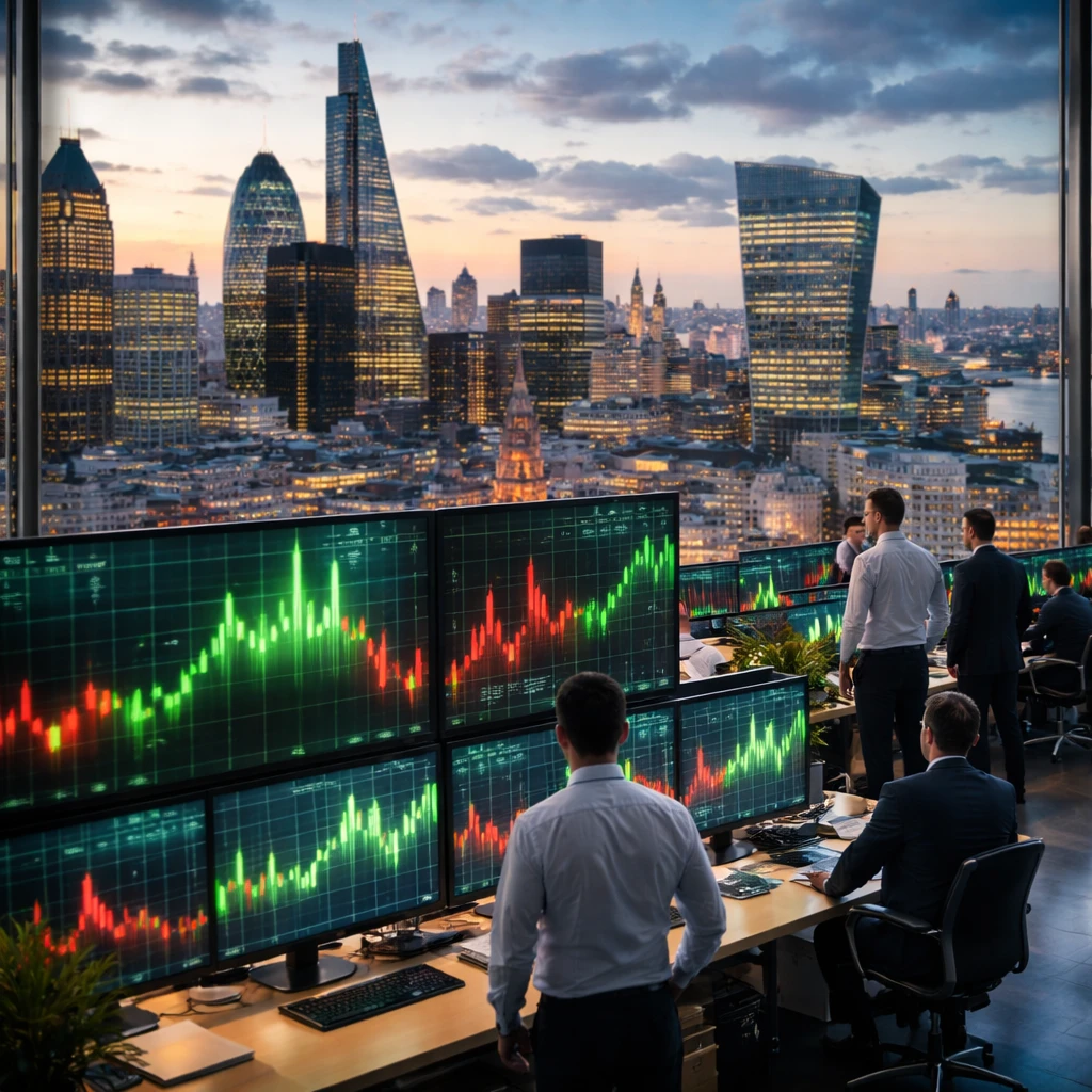 U.K. Stocks Close Higher; United Kingdom 100 Reaches One-Month High