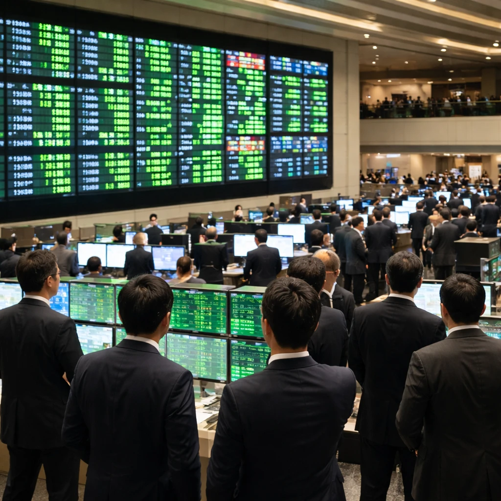 Tokyo Stocks Climb; Nikkei Advances 2.74% as Real Estate, Banking and Textiles Lead Gains
