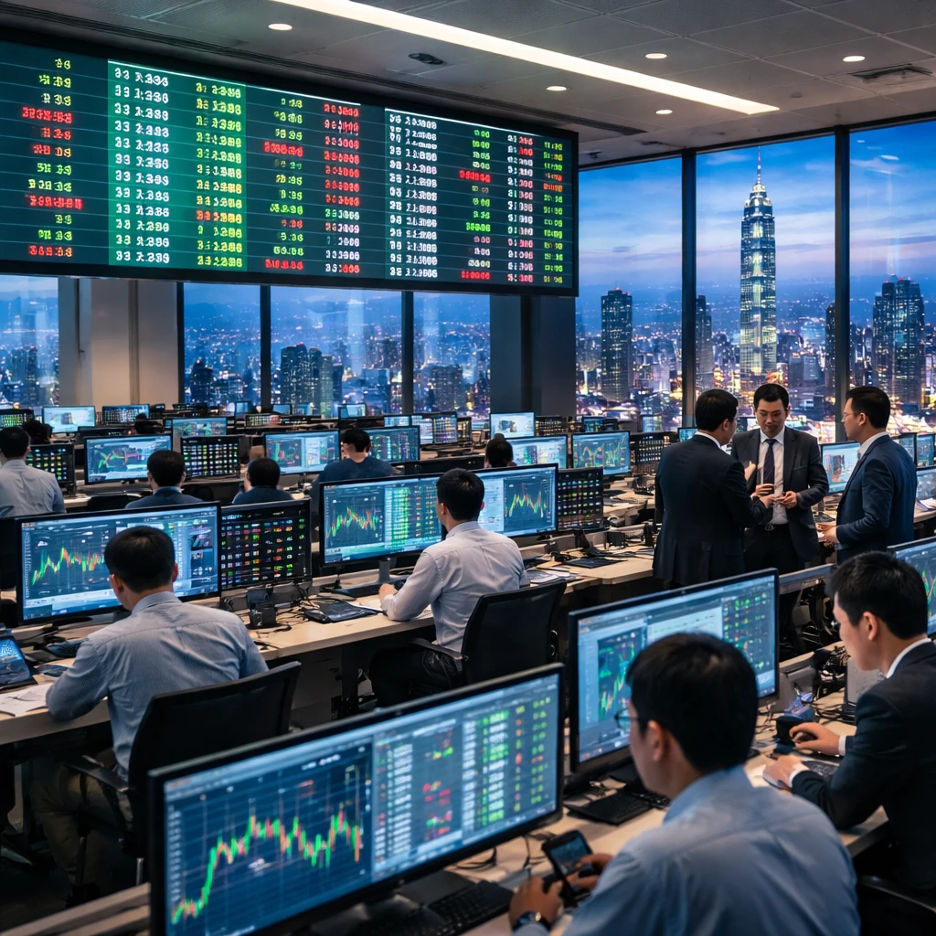 Taiwan equities close higher as plastics, chemicals and optoelectronics lift market
