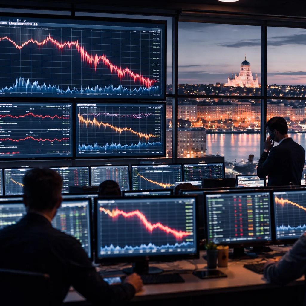Helsinki benchmark closes down as Telecoms, Tech and Industrials slide