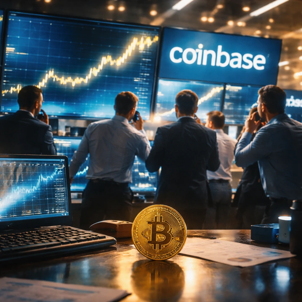 Coinbase Jumps as Bitcoin Short Squeeze and White House Meeting Fuel Rally