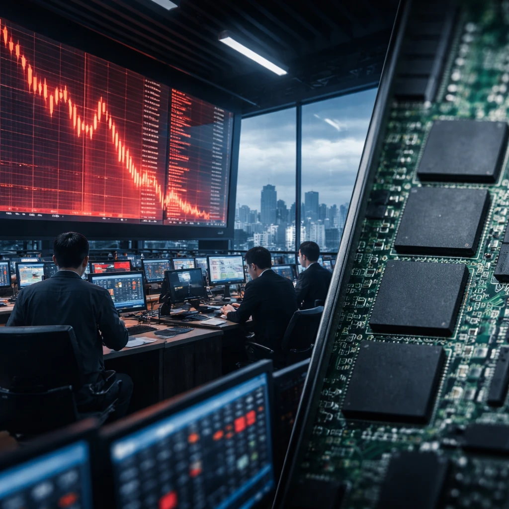 SanDisk Shares Drop Sharply After South Korean Memory Crash Ripples Through Markets