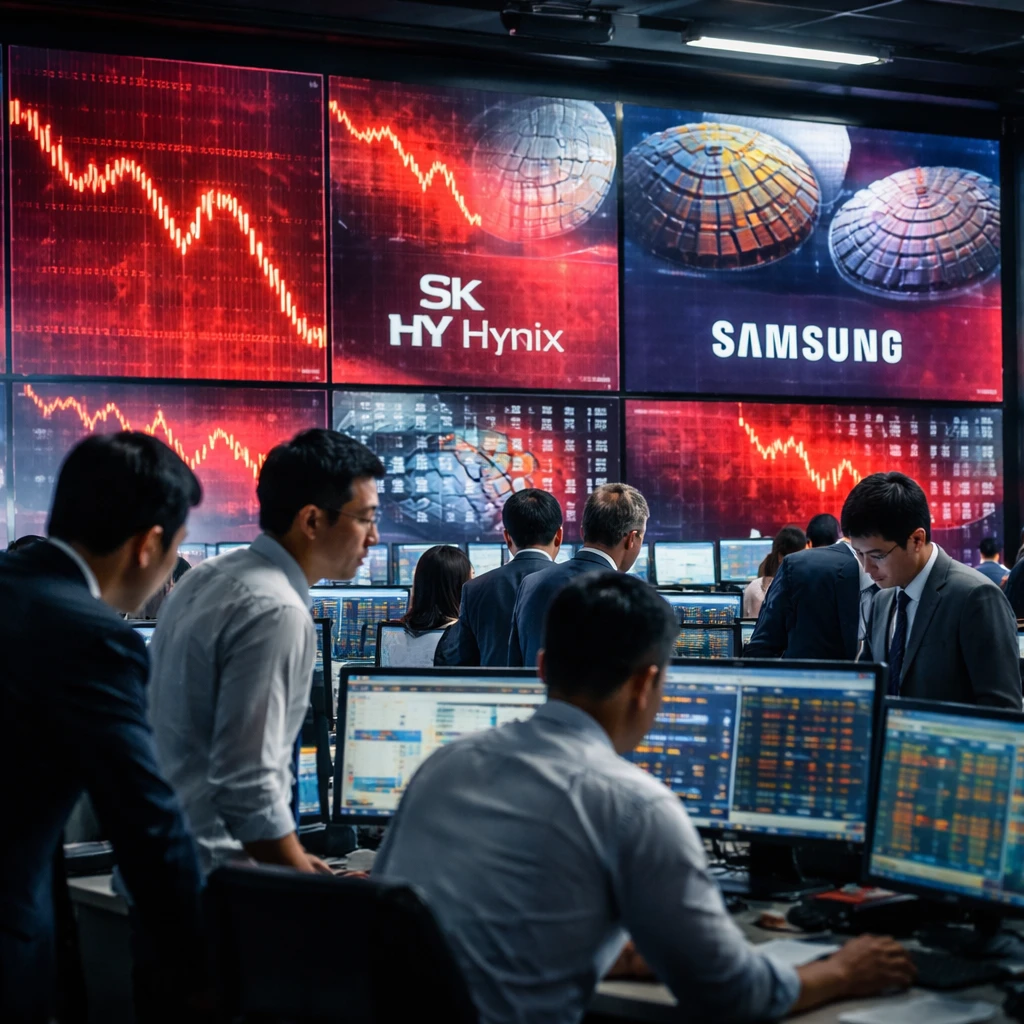 SK Hynix, Samsung Lead Slide in Asian Memory Stocks After Weaker U.S. Prints