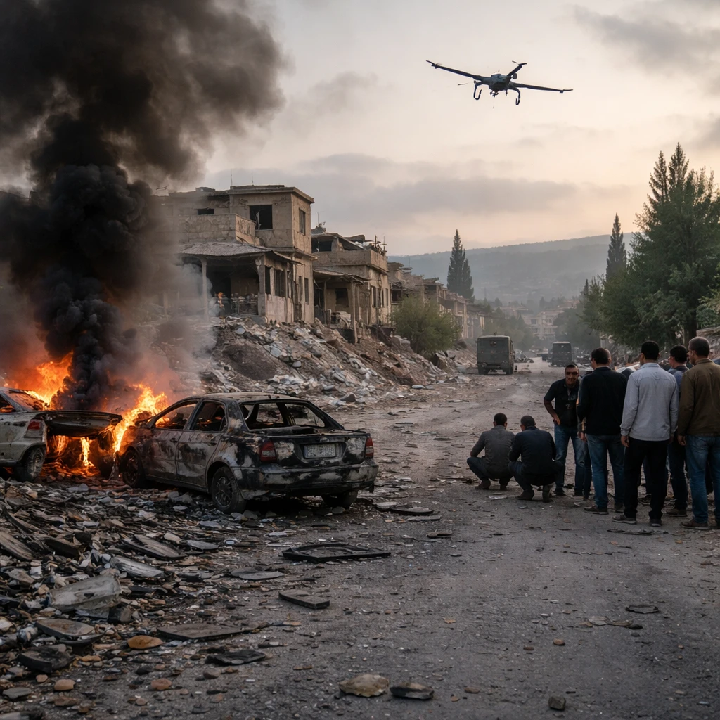 Drone strikes in southern Lebanon kill at least four, further stoking cross-border violence