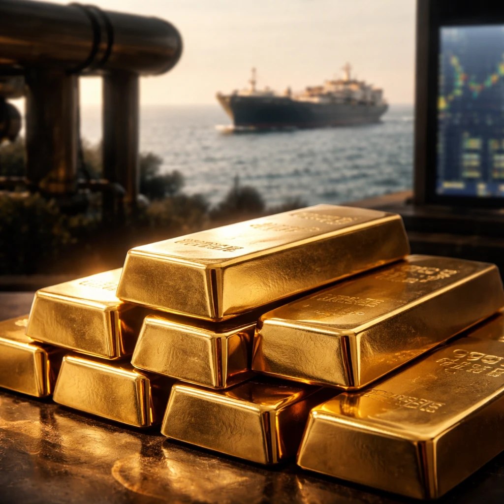 Gold Climbs as Oil and Treasury Yields Retreat, Easing Near-Term Inflation Concerns