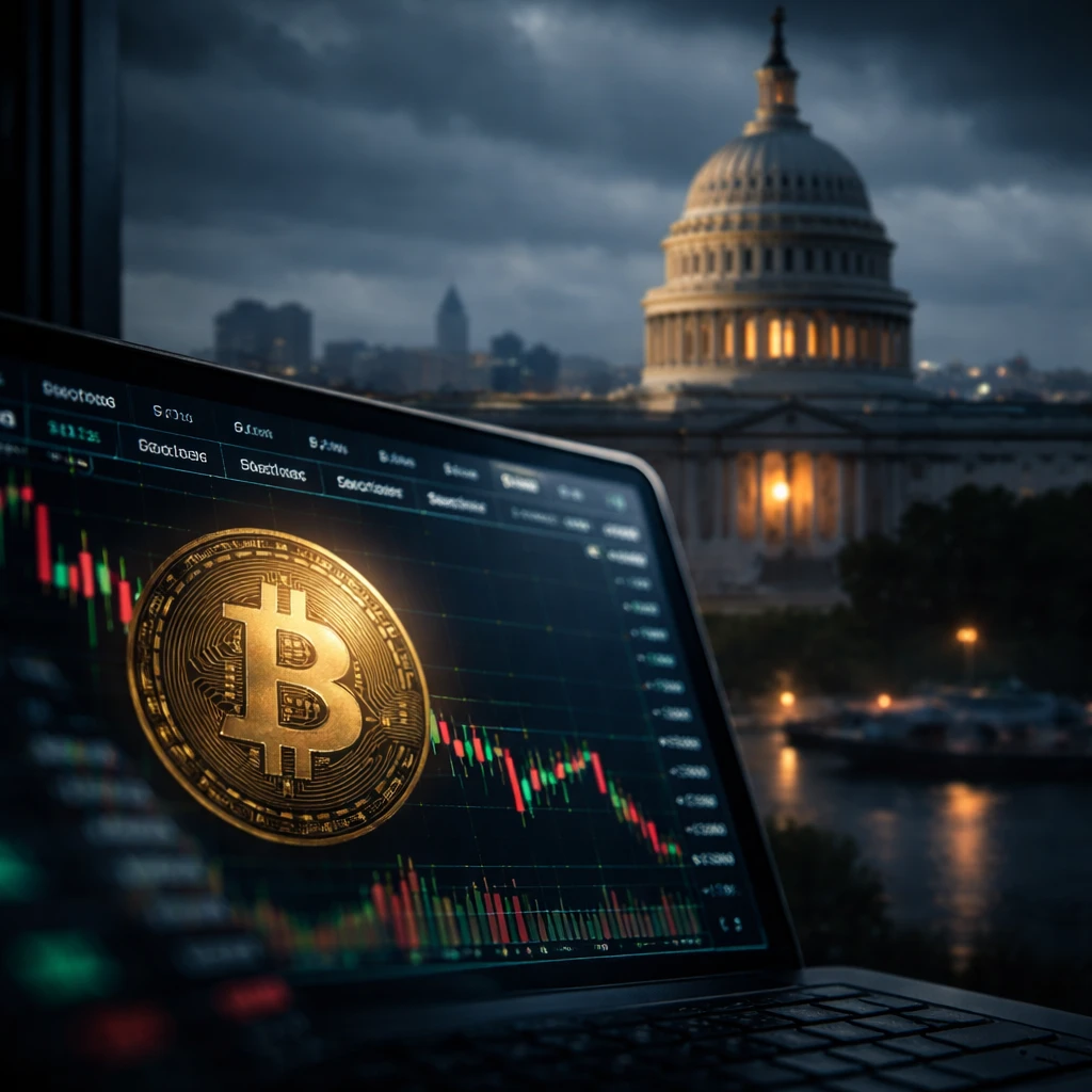 Bitcoin Holds Near $77,400 as Markets Eye Clarity Act Vote and Fed Decision