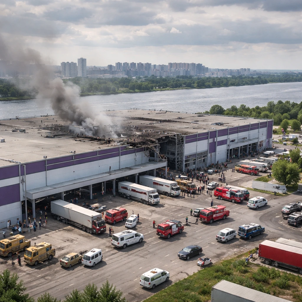 Drone Wave Strikes Volga Regions; Wildberries Warehouse Hit and Two Civilians Killed
