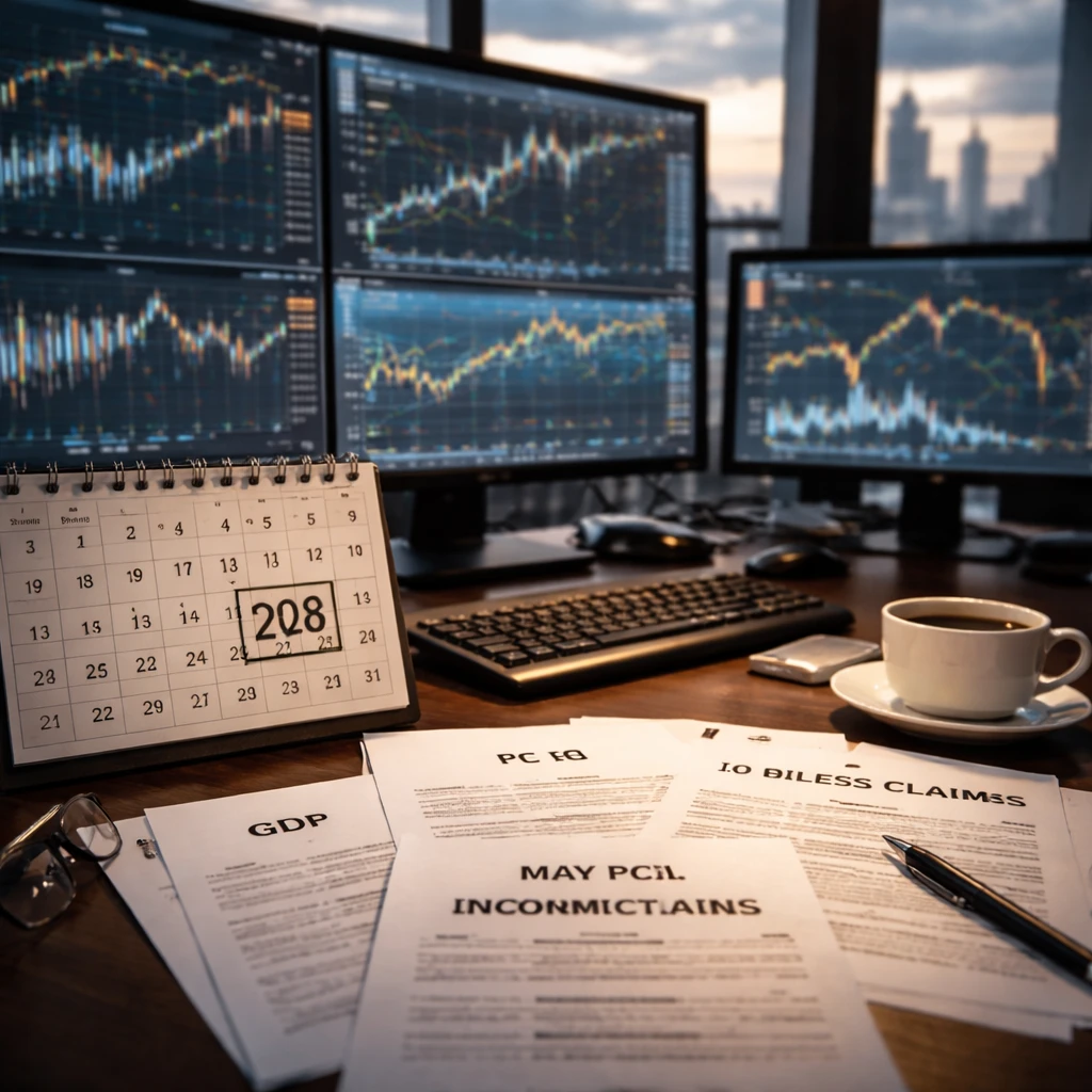 Packed Data Calendar for Thursday: GDP, Jobless Claims, Core PCE and Oil Inventories Headline Market Focus
