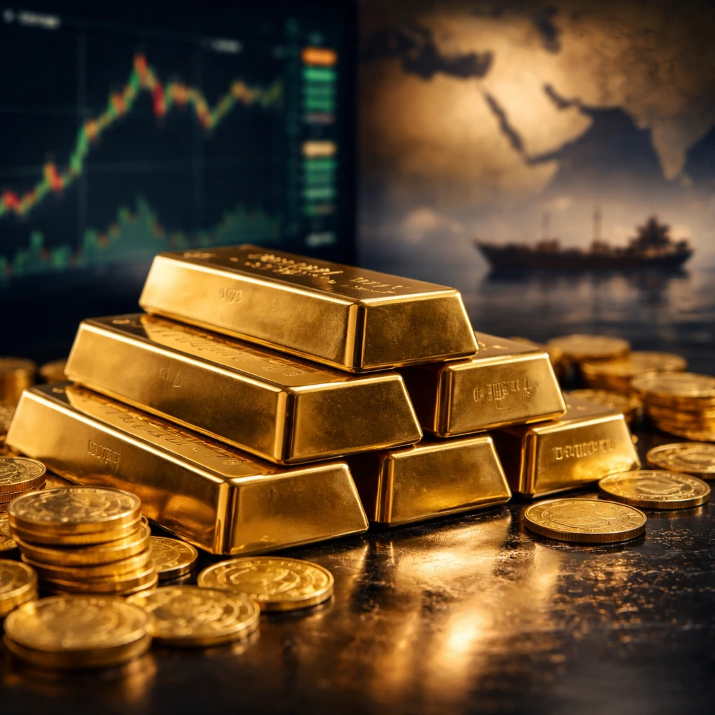 Gold Holds Near $4,450 as Fed Tightening Odds Ease and Geopolitical Strains Bolster Demand