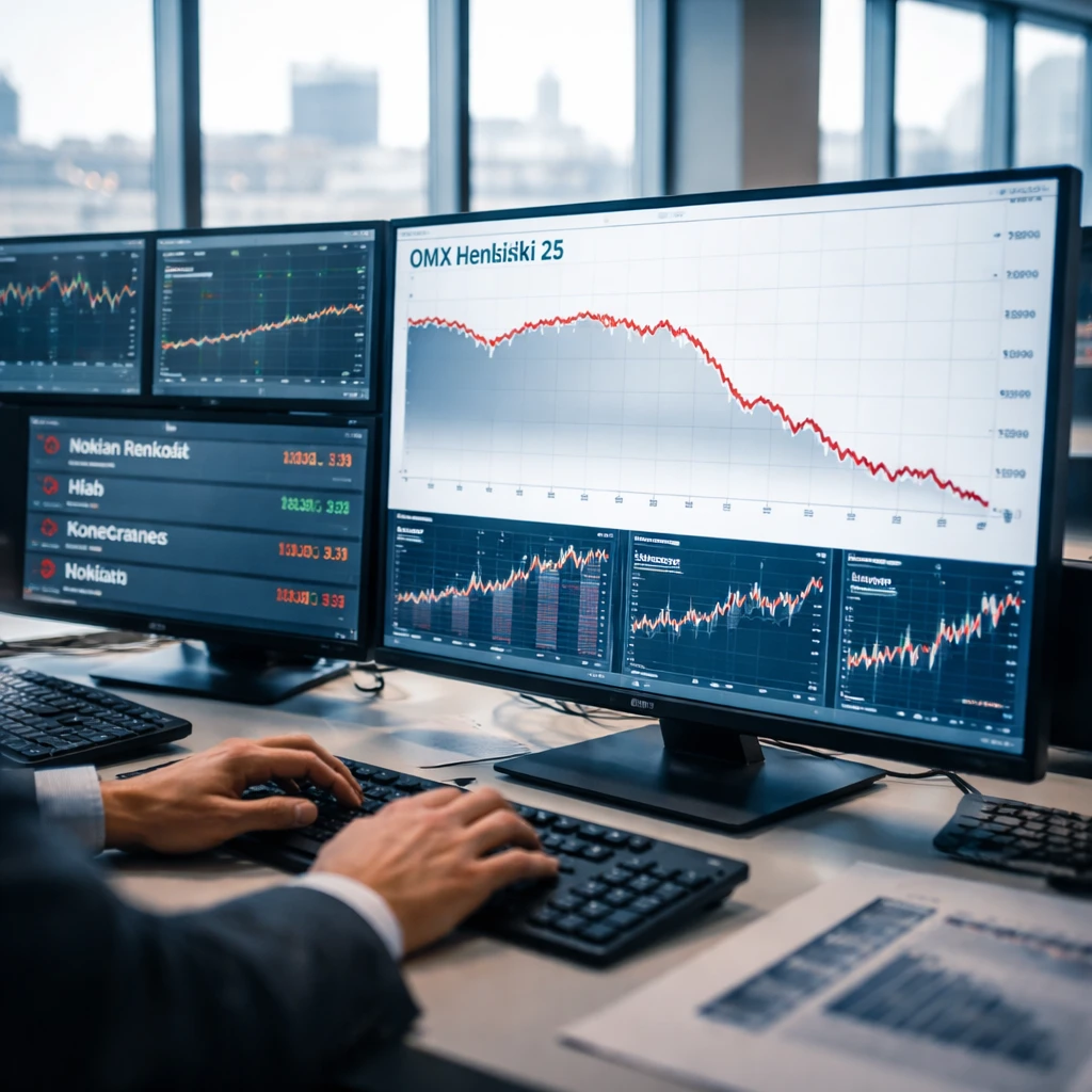 Helsinki bourse closes lower as oil, telecoms and healthcare drag index down