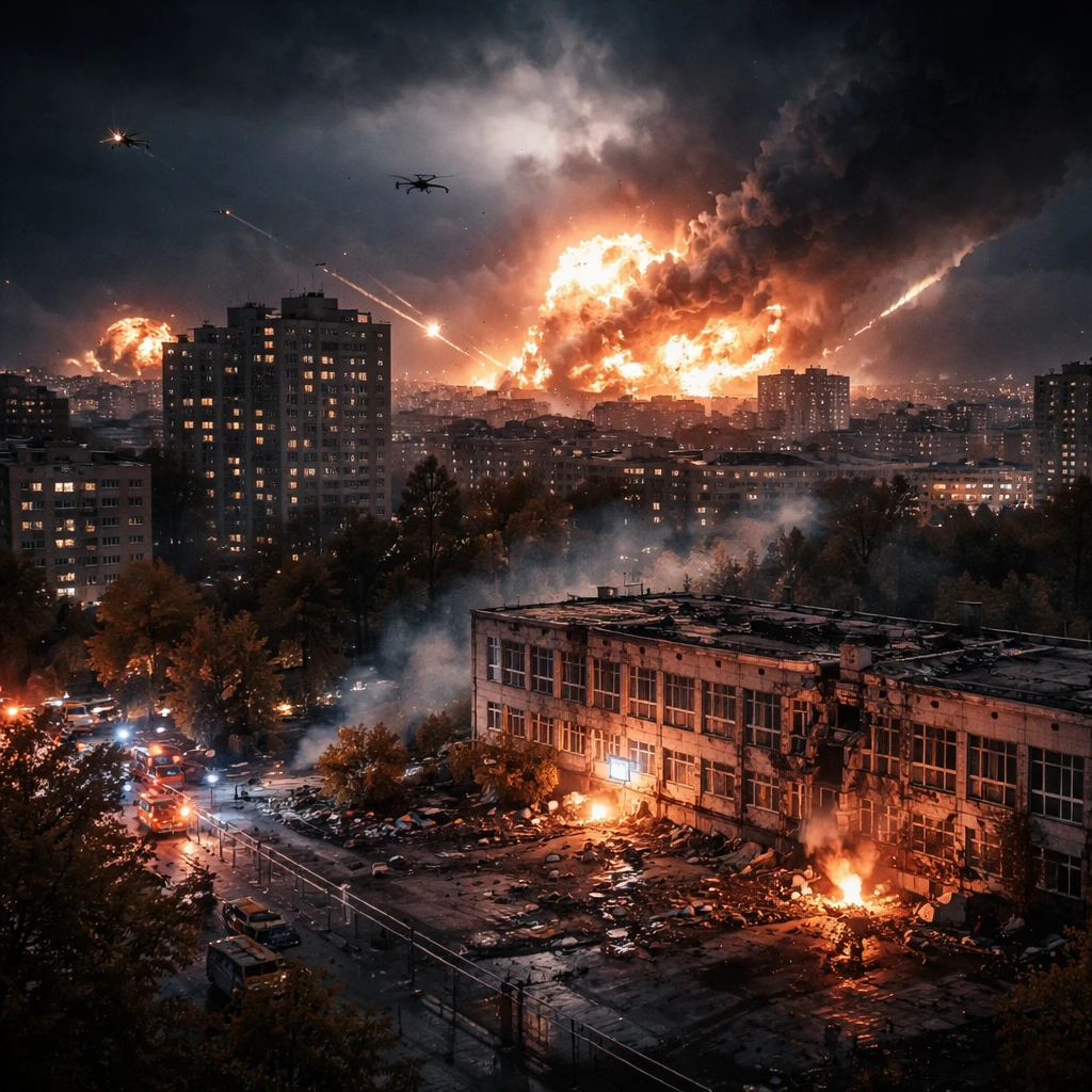 Kyiv Struck in Overnight Missile and Drone Barrage Amid Oreshnik Warning