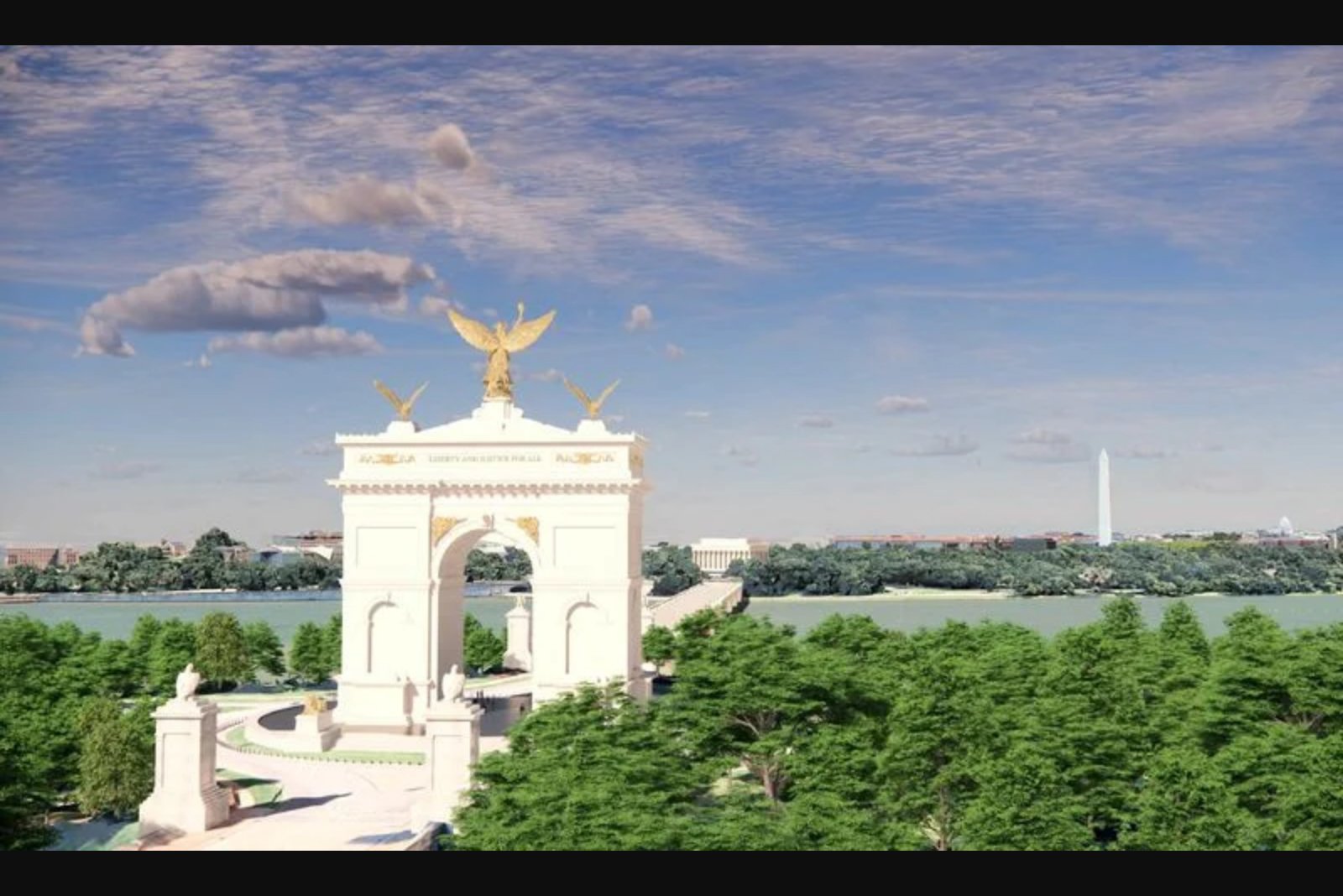 Senator Presses FAA to Resist White House Push for Trump’s Proposed Independence Arch