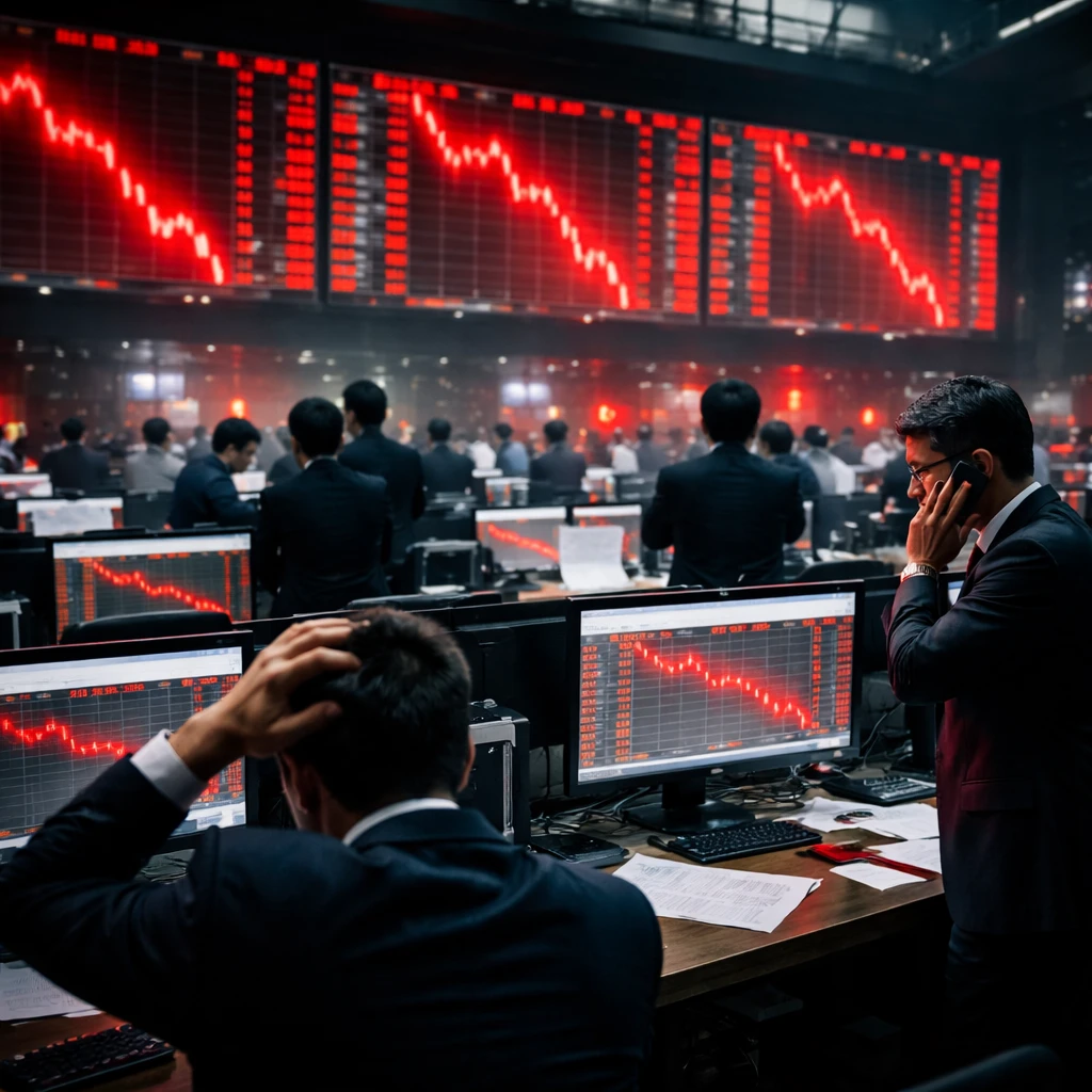 KOSPI Plunges, Triggers Temporary Halt as Chip Stocks Lead Decline