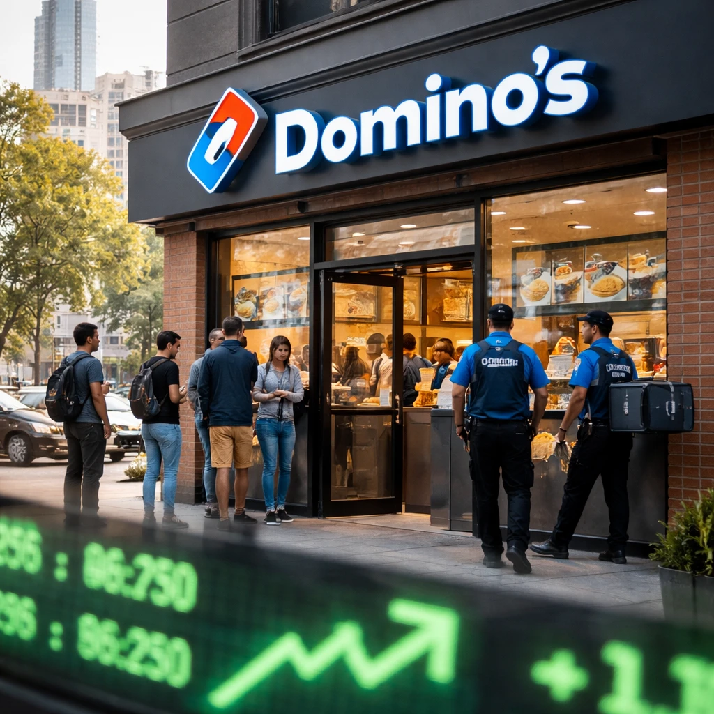 Domino’s Pizza Group Shares Rise After Solid First-Half Performance