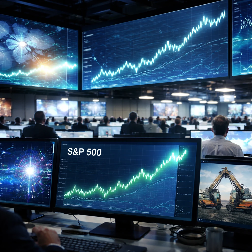 S&amp;P 500 Reaches Intraday Record as AI Forecasts and Mideast Diplomatic Hopes Lift Markets