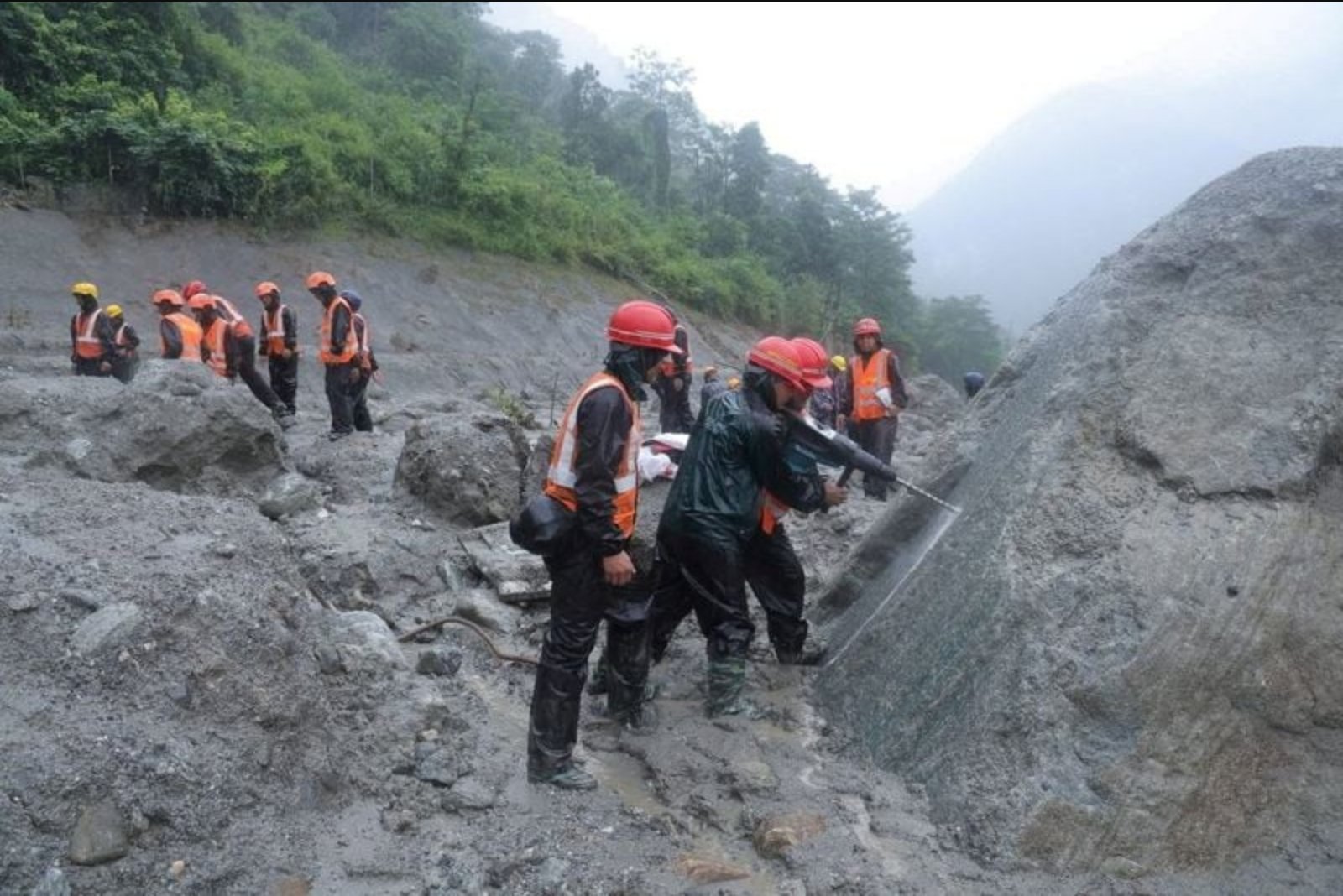 Nepal intensifies helicopter rescue operations to reach workers trapped in hydropower tunnels