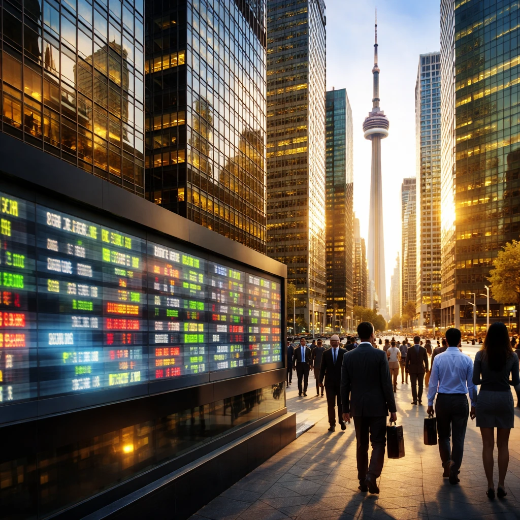 Canadian equities close higher as S&P/TSX Composite reaches record high