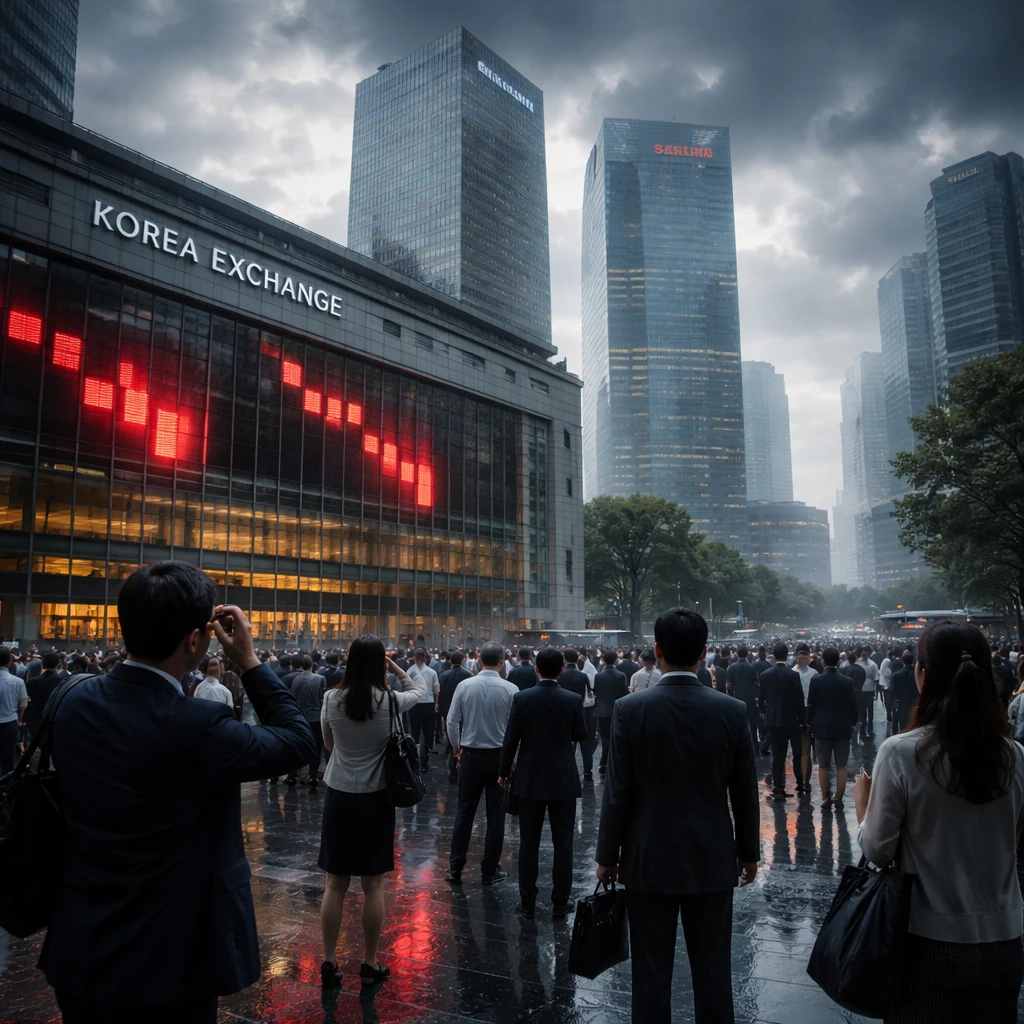 KOSPI Plunges Over 8% as Tech and Chip Stocks Collapse, Trading Paused by Circuit Breaker