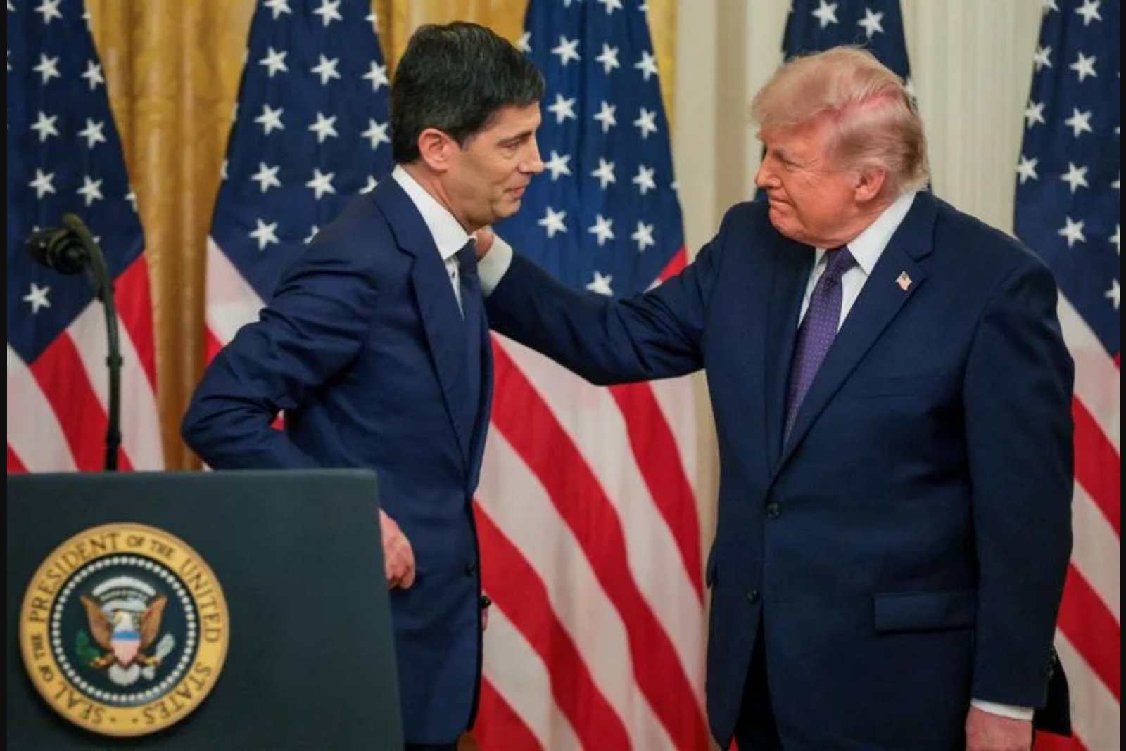 Warsh Fed holds rates steady. Trump says ’It’s all right. Whatever.’