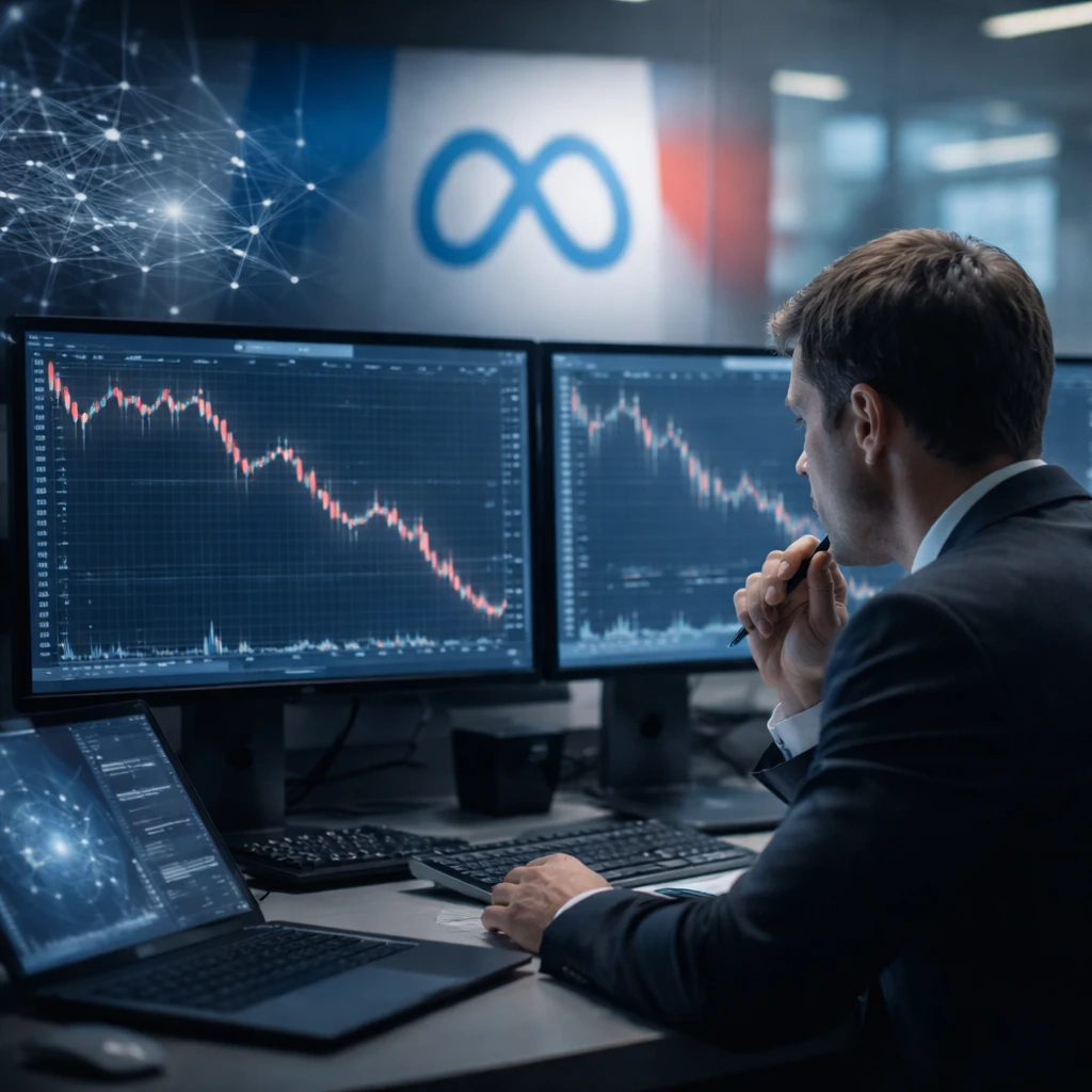 Meta Shares Slip as Corporate Setbacks and AI Timelines Weigh on Sentiment