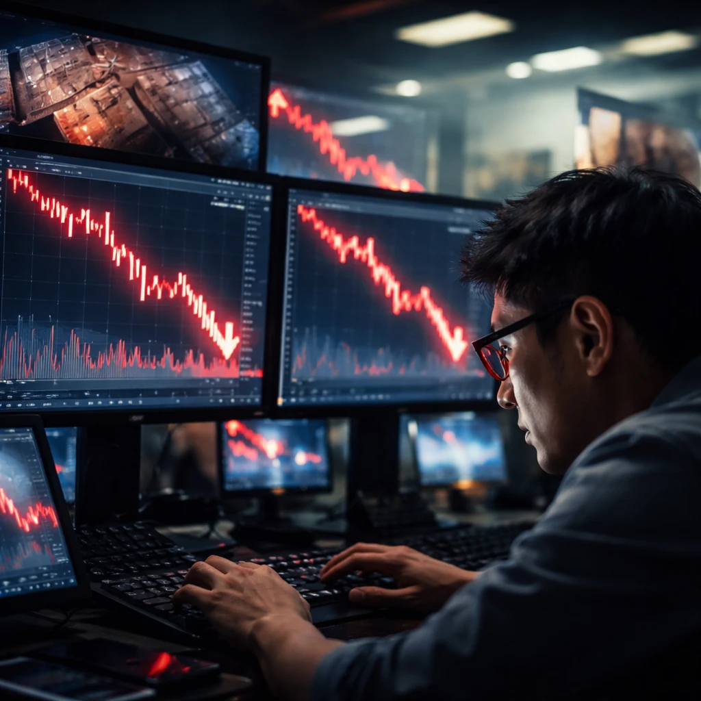 Asian tech shares slide as hawkish Fed signals and oil spike lift risk-off mood