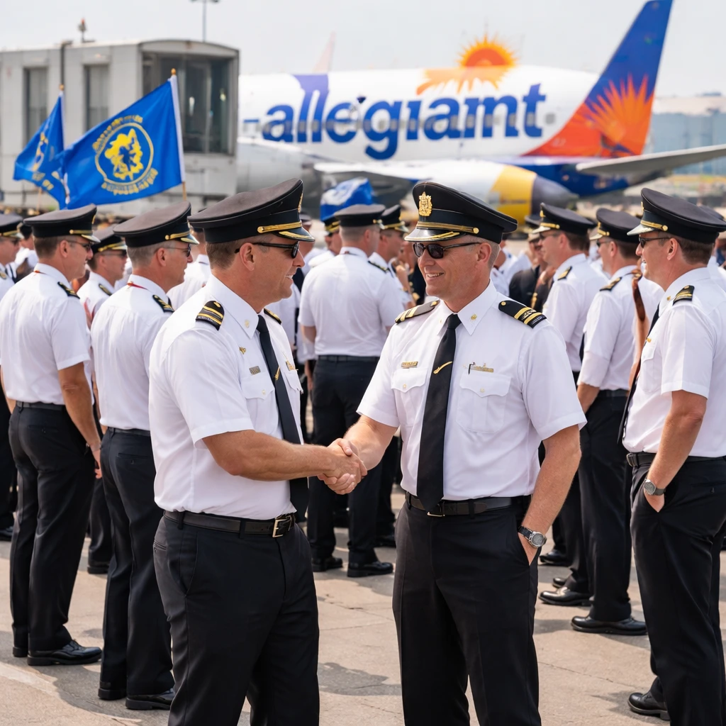 Allegiant Pilots Approve Two-Year Contract Backed by Major Wage and Benefit Gains