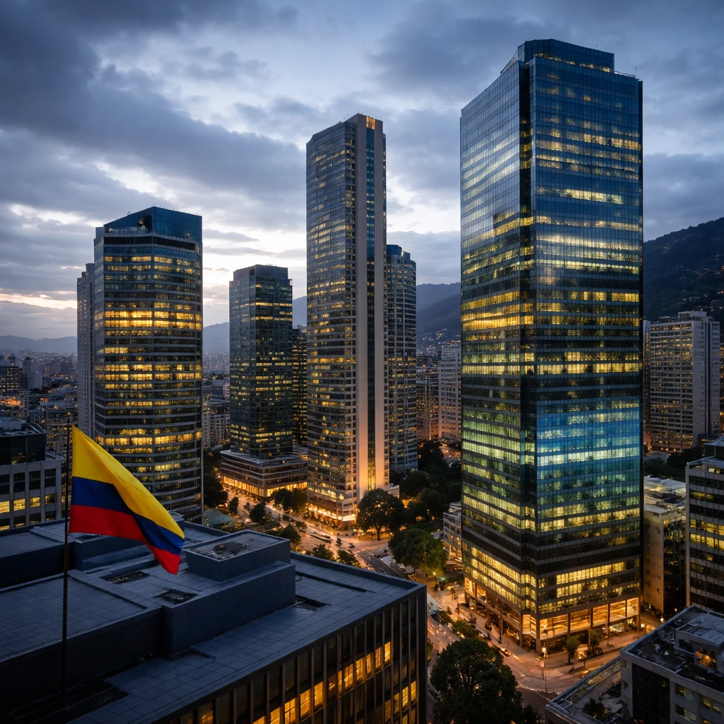 Colombia market slips as Financials, Investment and Public Services weigh on COLCAP