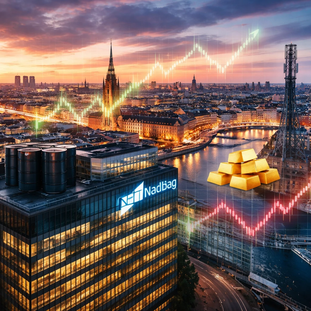 Stockholm market closes higher as telecoms, banks and miners lead gains