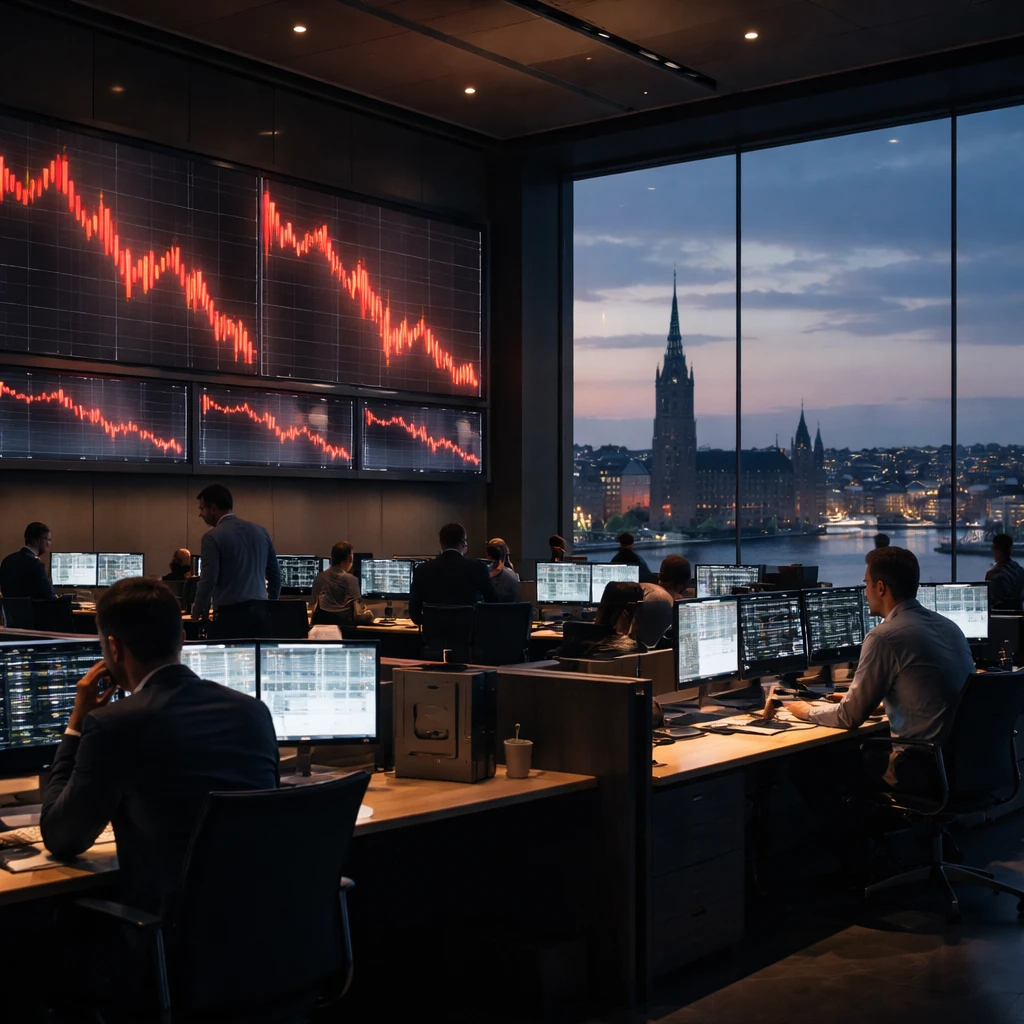 Stock decline weighs on Stockholm as OMXS30 falls 1.29% at Tuesday close