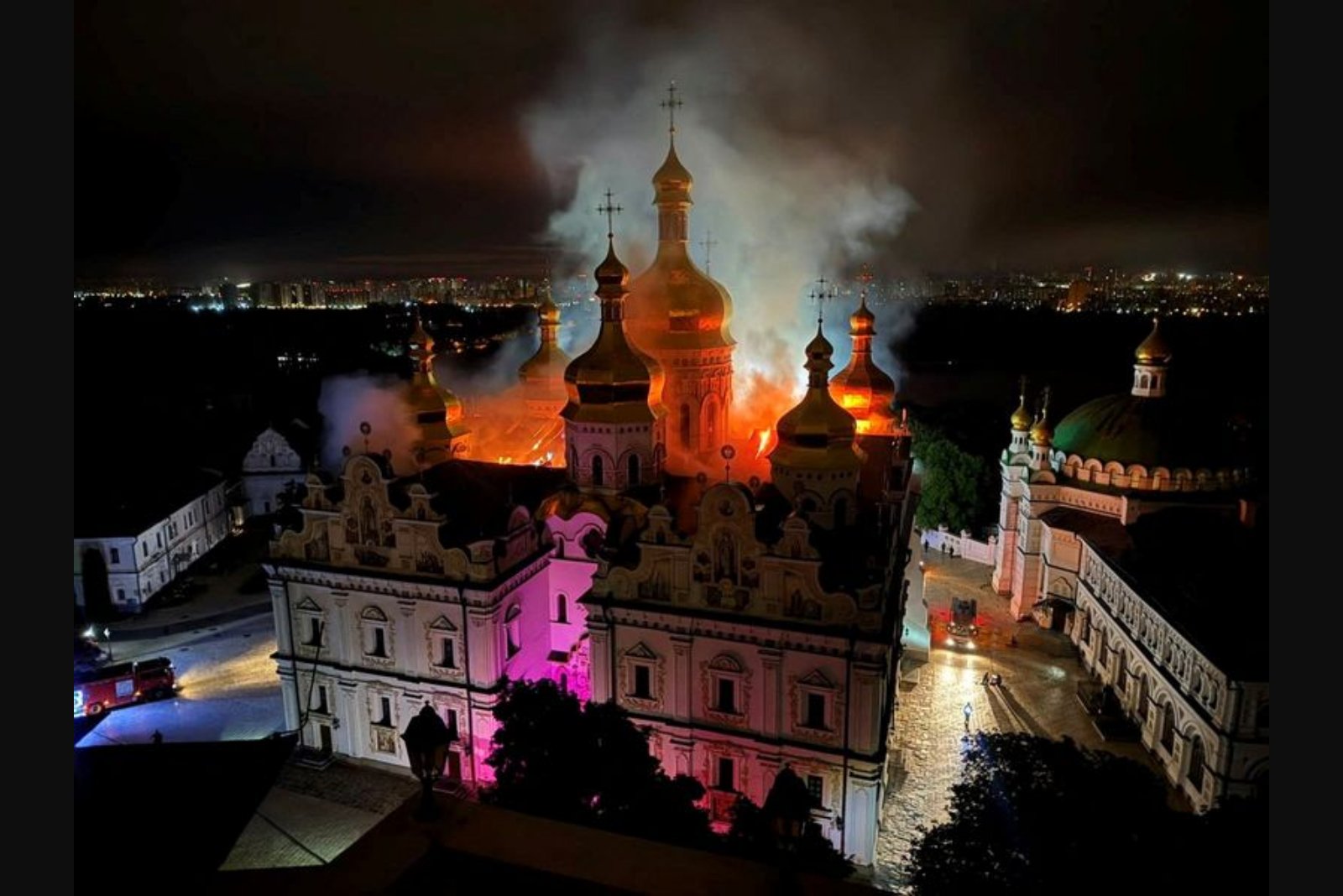 Moscow Denounces Claims Its Forces Hit Kyiv’s Pechersk Lavra as a 'Crude Fake'