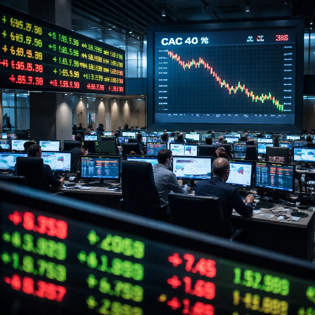 Paris Shares Slip as Tech, Healthcare and Industrials Lead Declines
