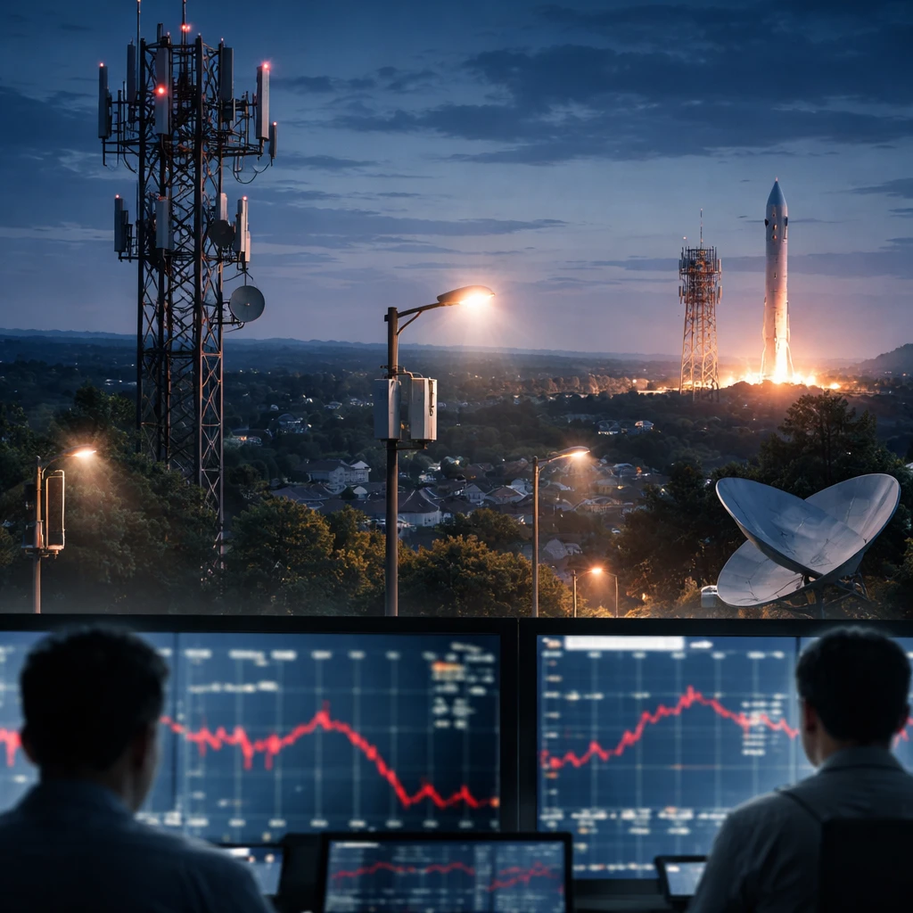 AT&T Shares Drop After SpaceX Signals Move into Ground Cellular Infrastructure