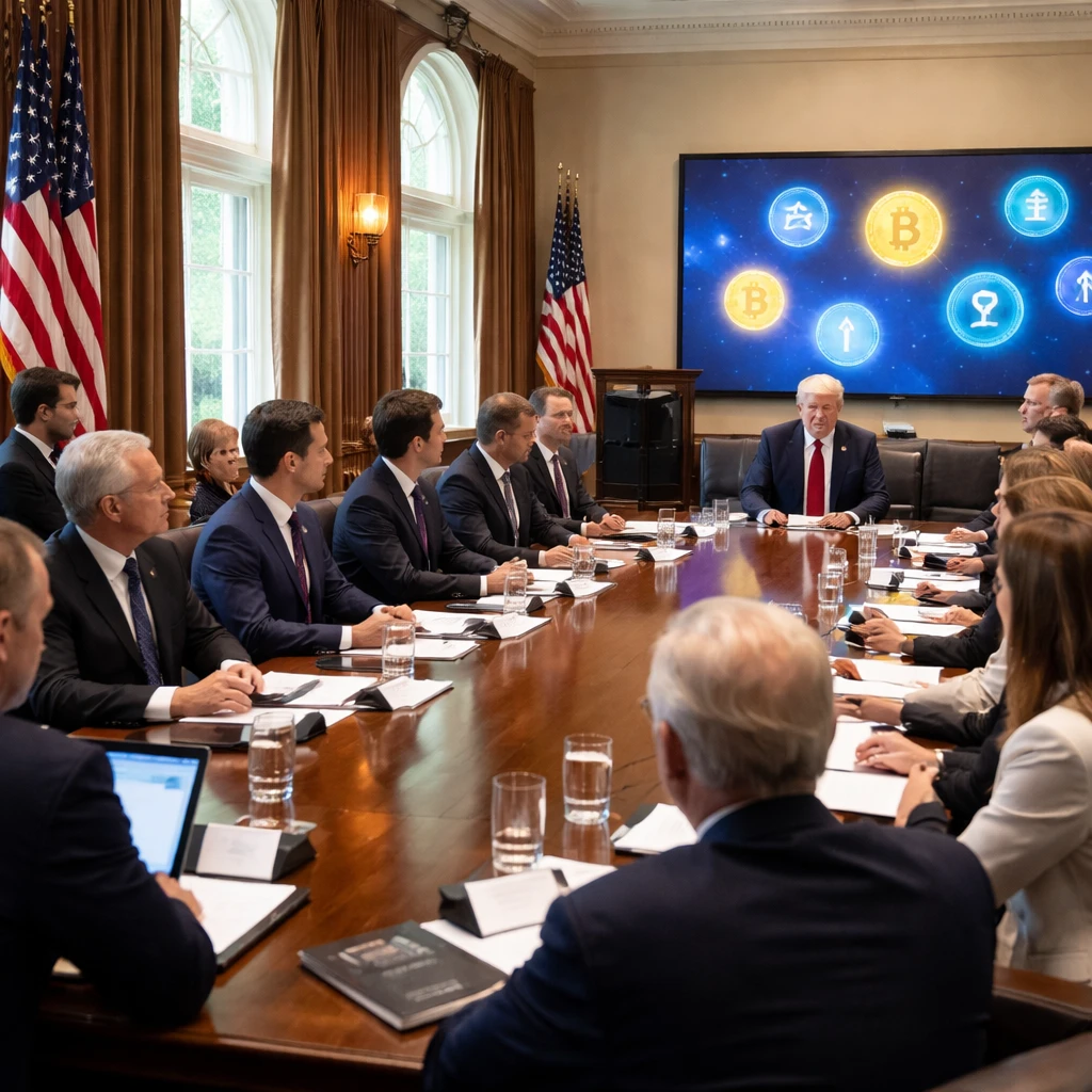Trump to Meet Crypto Executives as U.S. Regulators Move on Token Rules