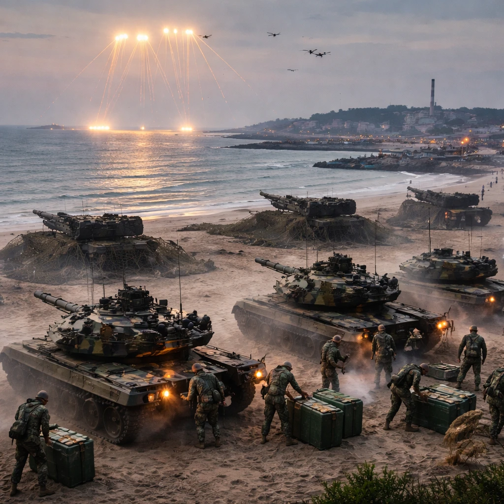 On Taiwan’s Frontline Islands, Troops and Civilians Prepare for a First Wave Strike