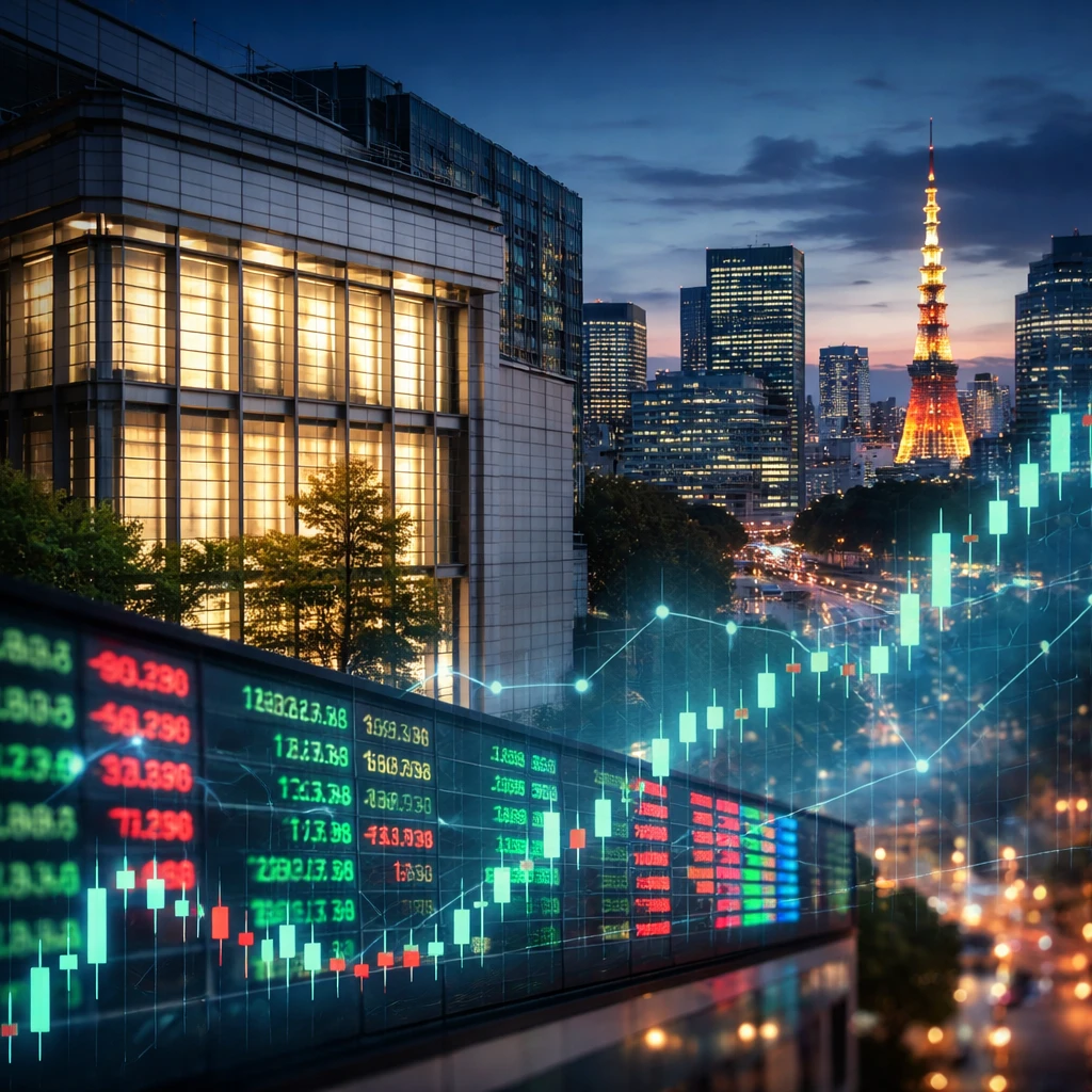 Tokyo Stocks Close Higher Driven by Real Estate, Banking and Tech Gains