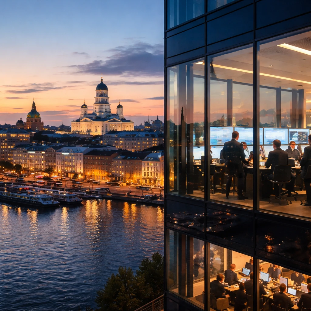 Helsinki benchmark closes at record high as telecom and energy shares lift market